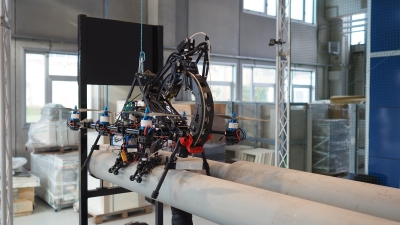 NDT Pipe inspection drone